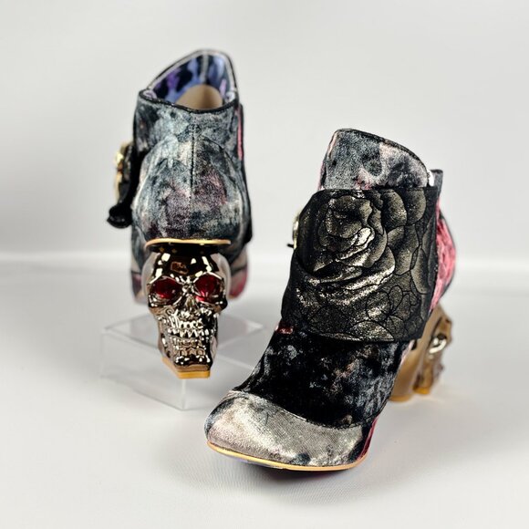 Irregular Choice Dead Funny Skull Light-Up Heels – Size 39 / UK 6 – Rare - Picture 4 of 11